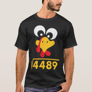 Camiseta 67 Meme Raiz Quadrada 4489 Peru Dia de Ação de Gra