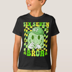 Camiseta 67 meme seis sete 6 7 bruh dia de são patrício sor
