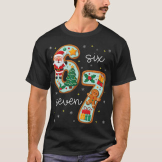 Camiseta 67 Meme Seis Sete Para Crianças Mulheres Homens Me