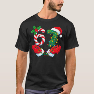Camiseta 67 Meme Seis Sete Piada de Natal Gíria Homens Cami