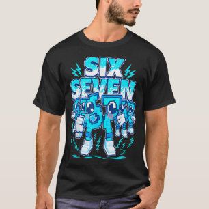 Camiseta 67 Meme Six Seven 6 7 Rotação Cerebral Italiana An