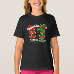 Camiseta 67 Meme Six Seven Natal
