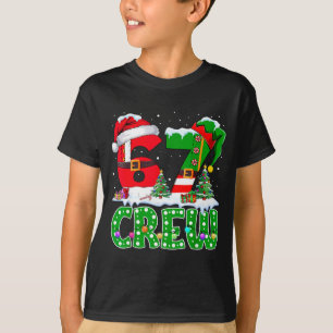 Camiseta 67 Meme Six Seven Natal Equipe Luzes de Natal Famí