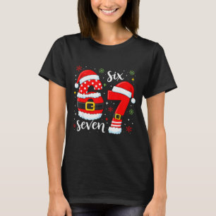 Camiseta 67 Meme Six Seven Papai Noel 6 7 Natal Engraçado C