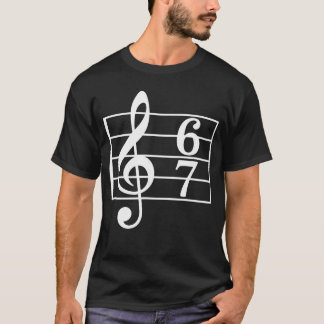 Camiseta 67 Music Meme Slang Musician Funny Musiceacher ret
