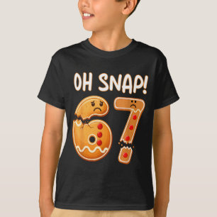 Camiseta 67 Natal Oh Snap Homemade Biscoito 6 7 Meme Divert