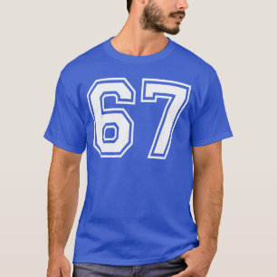 Camiseta 67 Número SitySeveneam Esportes Correspondente Var