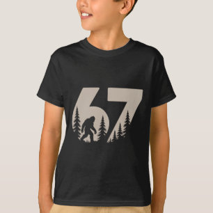 Camiseta 67 Piadas Seis Sete Meme Pé Grande Geração Alpha G