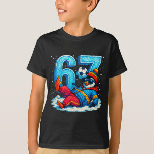 Camiseta 67 Presente de Meme de Inverno Engraçado de Futebo