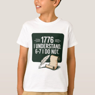 Camiseta 67 Professor de Ciências Sociais 1776 Eu Entendo 6