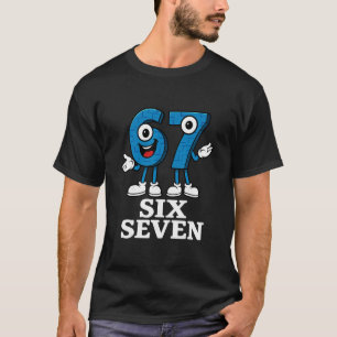 Camiseta 67 Seis Sete 6-7 - Crianças Gam Divertido Rot Ital