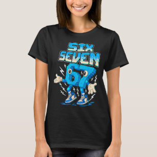 Camiseta 67 Seis Sete 6-7 Crianças Meninos Meninas Rotação 