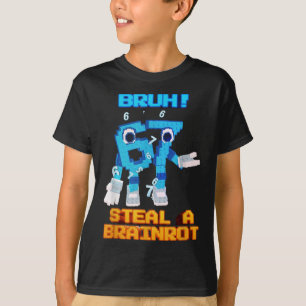 Camiseta 67 Seis Sete 6-7 - Divertido Roubar Rotação Cerebr
