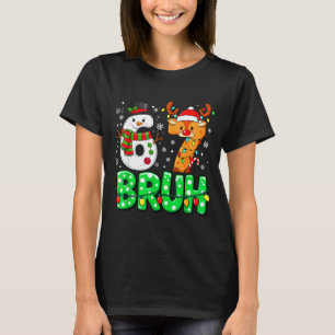 Camiseta 67 Seis Sete Boneco de Neve Engraçado Rena Bruh 6