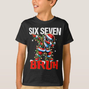 Camiseta 67 Seis Sete Burh Papai Noel Natal 6 7 Meme Homens