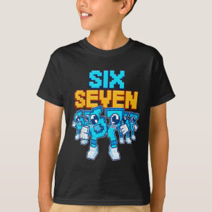 Camiseta 67 Seis Sete Crianças de Rotação Cerebral Italiana