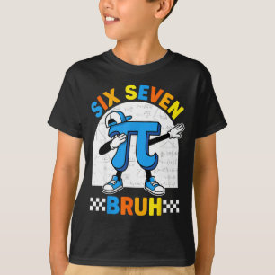 Camiseta 67 seis sete meme matemática dia engraçado profess