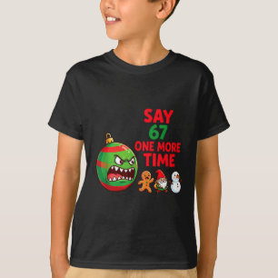 Camiseta 67 Seis Sete Natal Divertido 6 7 Meme Piada Homens