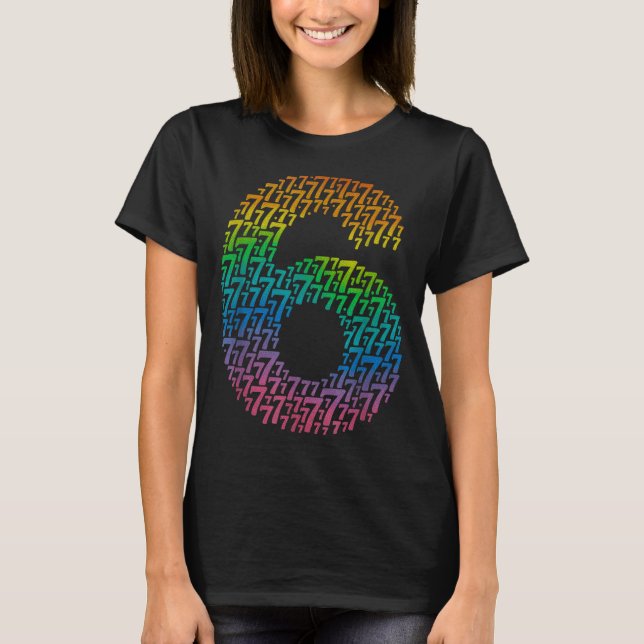 Camiseta 67 Sessenta e Sete Fantasia de Halloween Arco-íris (Frente)