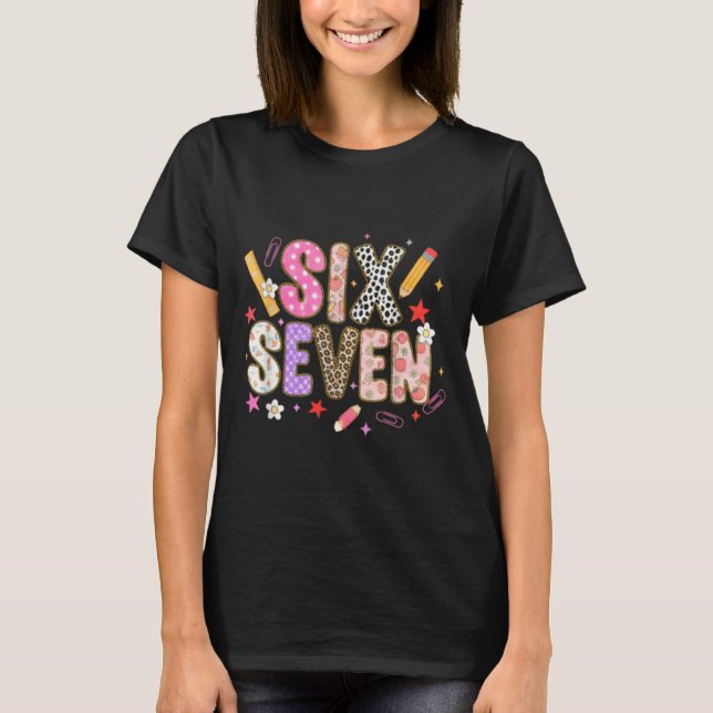 Camiseta 67 Shirt For Teachers 67 Meme Women Teacher Six Se (Frente)
