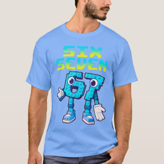 Camiseta 67 Si Seven 67 Piada Italiana Brainrot Gaming Meme