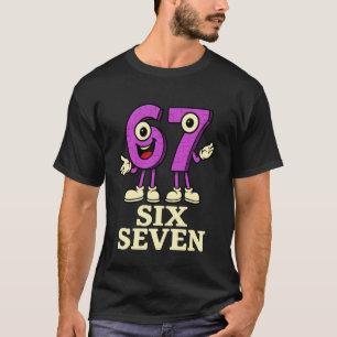 Camiseta 67 Six Seven 6-7 - Engraçado Italian Brainrot Cria