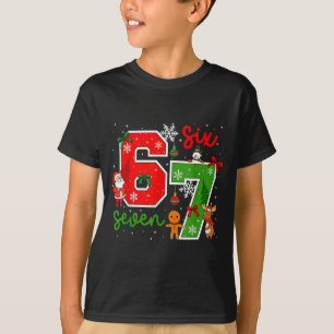 Camiseta 67 Six Seven 6 7 Meme E Casal Natal Correspondente