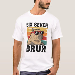 Camiseta 67 Six Seven Bruh Capivara