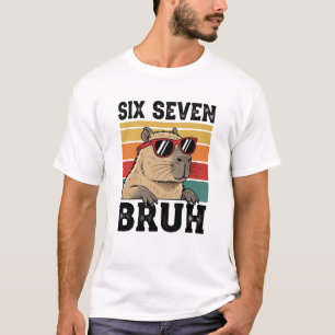 Camiseta 67 Six Seven Bruh Capivara