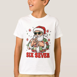 Camiseta 67 Six Seven Burh Natal Divertido 6 7 Meme Homens 