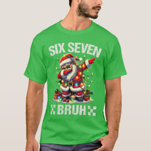 Camiseta 67 Six Seven Burh Natal Divertido 6 7 Meme Homens 