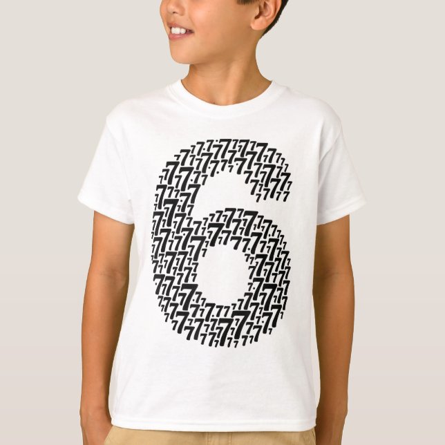 Camiseta 67 Six Seven Cool Matching 6 And 7 Design Funny 6- (Frente)