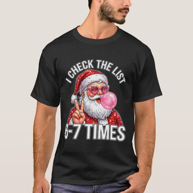 Camiseta 67 Six Seven Funny Christmas 6 7 Santa Meme Men Wo (Frente)