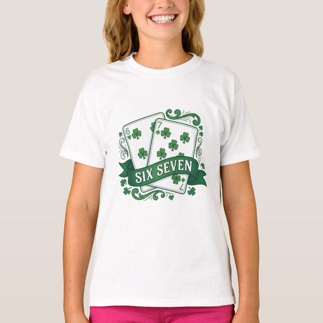Camiseta 67 Six Seven Green St. Patrick's Day (Frente)