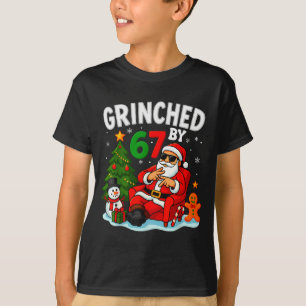Camiseta 67 Six Seven Meme Natal Grinched Por 6-7 Geração A