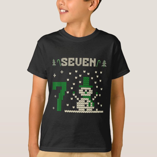 Camiseta 67 Six Seven Meme Snowman Christmas Couple Matchin (Frente)