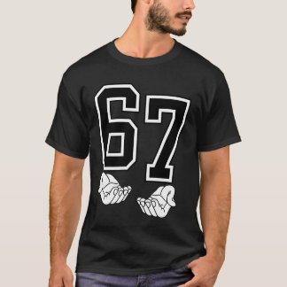 Camiseta 67 Six Seven, Skibidi Toilet Gen Alpha com Gíria D