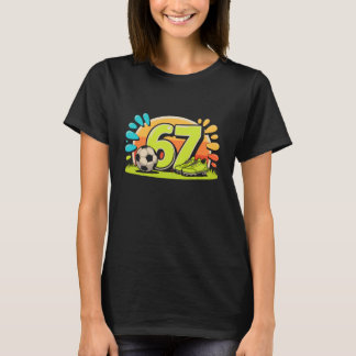 Camiseta 67 Six Seven Soccer Football Meme Boys Men Women
