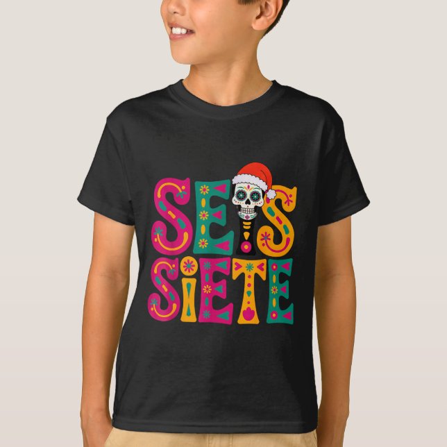 Camiseta 67 Six Seven Spanieacher Bilingual Seis Siete Chri (Frente)