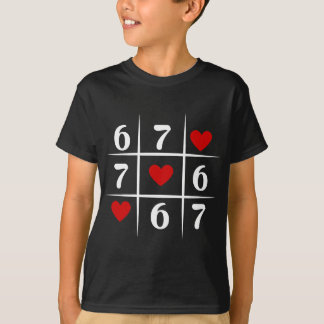 Camiseta 67, six seven, valentines day xoxo meme shirt
