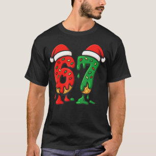 Camiseta 67 Sorvete Drip Meme Seis Sete Natal Homens Mulher
