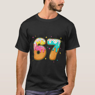 Camiseta 67 Sorvete Gotejamento Meme Seis Sete Gíria da Ger