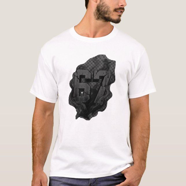Camiseta 67 Streetwear Graphic T-Shirt Design (Frente)