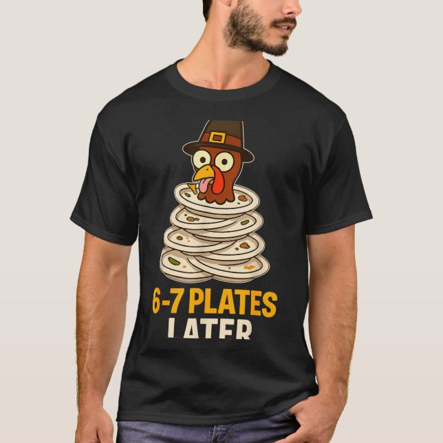Camiseta 67 Thanksgiving Funny Turkey 6-7 Meme Six Seven Bo (Frente)