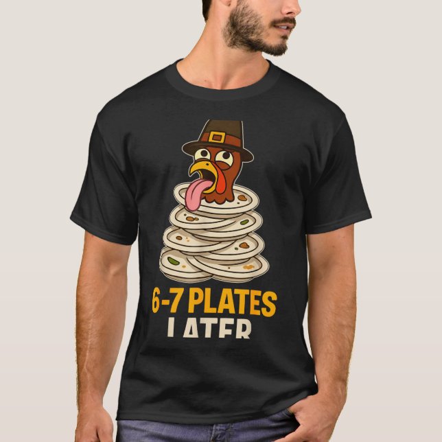 Camiseta 67 Thanksgiving Funny Turkey 6-7 Meme Six Seven Bo (Frente)