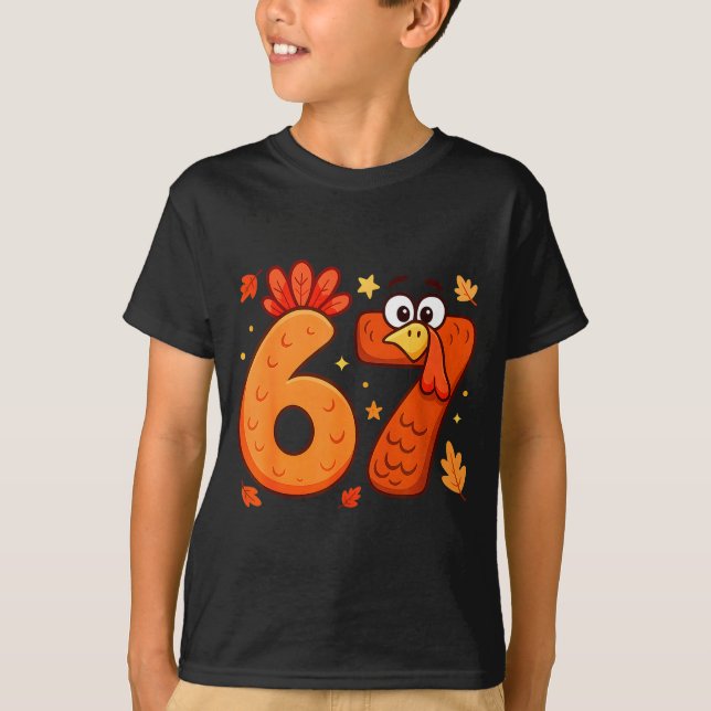 Camiseta 67 Thanksgiving Funny Turkey Thanksgiving 67 Turke (Frente)