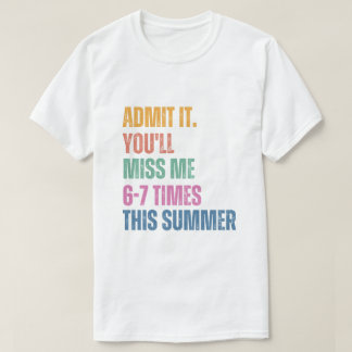 Camiseta 67 Último Dia de Escola Gerações Último Dia de Esc