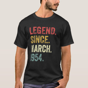 Camiseta 68º Aniversário Oferece Lenda De 68 Anos Desde M