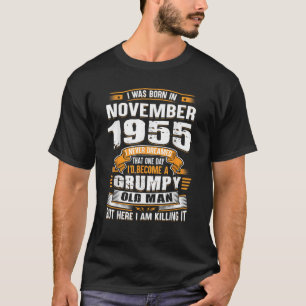 Camiseta 68º aniversário Presentes Homens Vintage novembro