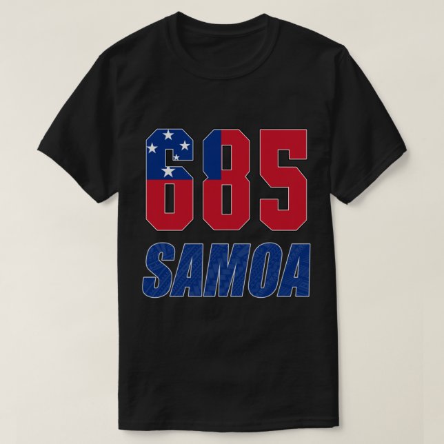 Camiseta 685 Roupa Samoa Design (Frente do Design)